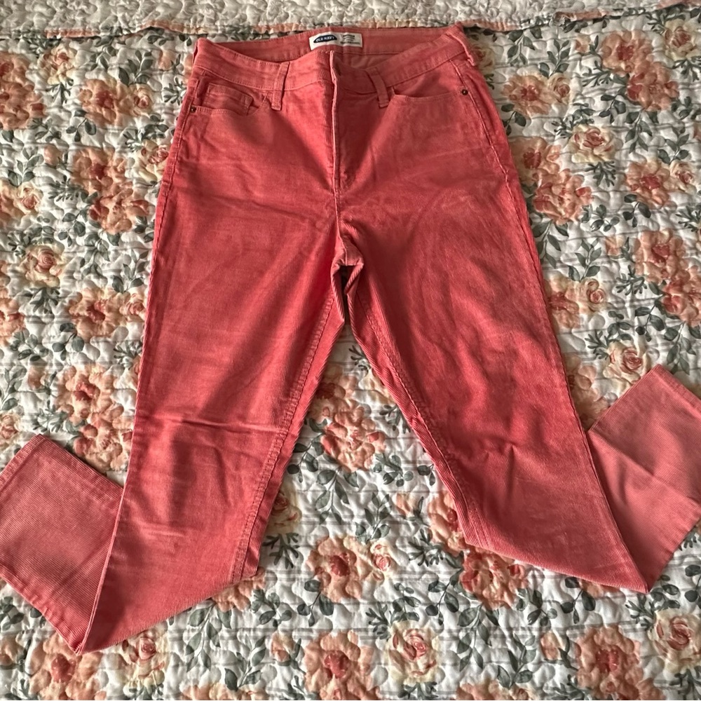 Old navy pink corduroy jeans